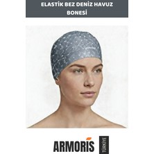 St. Morritz #bone Uzun Saç Kaymaz Su Geçirmez Sızdırmaz Yüzücü Havuz Deniz Bonesi Elastik Bez Şapka Konforlu