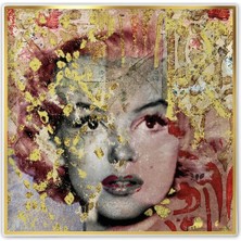 St. Morritz Memories Kare Tepsi 11X11 cm Marilyn