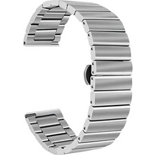 Forzacase Xiaomi Watch 5 47MM ile Uyumlu Balık Sırtı Paslanmaz Çelik Kordon - FC1120