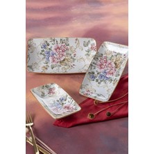 St. Morritz Rosa 3 Parça Kayık Tabak Seti HCA-06412