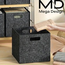 St. Morritz Mega Design Kalın Keçe Organizer Dolap Içi Düzenleyici 30 x 30 x 30 cm