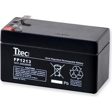 Ttec FP1213 12 Volt 1.3 Amper Akü 97X43X51MM 510 gr