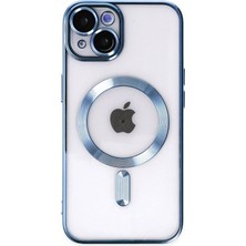 Kmrsfres Newface Iphone 14 Kılıf Kross Magneticsafe Kapak - Sierra Blue