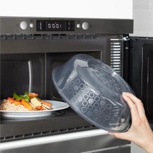 St. Morritz Mikrodalga Için Kapak Çap: 26 cm Ikea Yemek Isıtma Kapağı Plastik Yükseklik: 9 cm