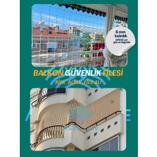 St. Morritz 2x4 Güvenlik Filesi (Çocuk-Balkon-Merdiven-Inşaat)  Montaj Kılavuzu+Montaj Ekipmanı Hediyeli