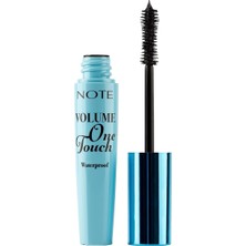 Note Cosmetics Volume One Touch Hacim ve Uzatma Etkili Suya Dayanıklı, Waterproof Maskara