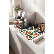 Valerine Life Kahve Espresso Makinesi Matı 35X45CM Çaycı Pad Su Geçirmez Garden Roast