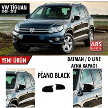 St. Morritz Volkswagen Tiguan 2008-2015 Batman Yarasa Ayna Kapağı Sinyalli Piano Black