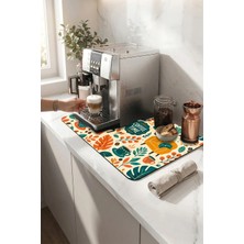 Valerine Life Kahve Espresso Makinesi Matı 35X45CM Çaycı Pad Su Geçirmez Coffee Lounge