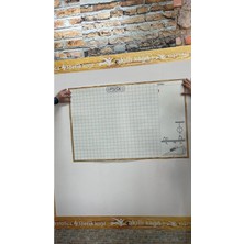 St. Morritz Yapışkanlı Fizik Branş Tahtalası (1) 80X120 cm
