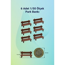 Aysluka 6 Adet 1/50 Ölçek Maket Bank, Minyatür Bank 3x1,6cm , Maket - Teraryum ve Minyatür Müze Için Bank