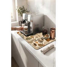 Valerine Life Kahve Espresso Makinesi Matı 35X45CM Çaycı Pad Su Geçirmez Terra Brew