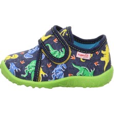 Superfit Spotty Çocuk Panduf Dinozor Desenli - Lacivert 009246-8210