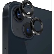 Belirtilmemiş iPhone 13/14 Black Kamera Lens Siyah
