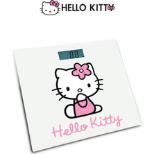 Empressco Hello Kitty Dijital Geniş Ekranlı Temperli Cam Banyo Tartısı HK-B90018