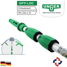 Unger Teleskop Sırık / Sopa 3 Parçalı Max. 9 M. Açılır
