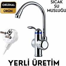 Sıcak Musluk Elektrikli Ani Su Isıtıcı Asg-1c Krom