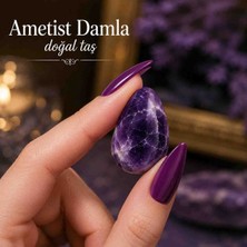 Best Bioenerji Taş Terapi Ametist Damla Doğal Taş