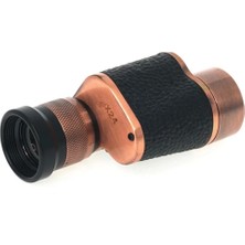 St. Morritz 6X24 Baıgısh, Askeri Tarzi Pirinç ve Deri Kaplamalı, Deri Çantalı Monocular Dürbün Princ - Lisinya