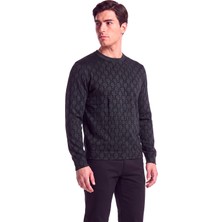 Emporio Armani Erkek Regular Fit Bisiklet Yaka Uzun Kol Pamuklu Lacivert Sweatshirt EM007338 AF10017-FB569