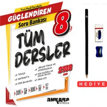 Ankara Yayıncılık 8.sınıf Tüm Dersler Yeni Nesil Sorularla Güçlendiren Soru Bankası Kalem Seti Hediyeli