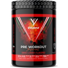 VİTALEST Vitalest Pre Workout Imperial Sweet Cherry Flavored 26 Servis