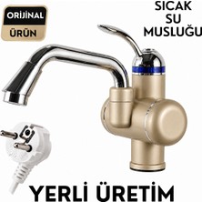 Sıcak Musluk Elektrikli Ani Su Isıtıcı Asg-2g Altın Sarı