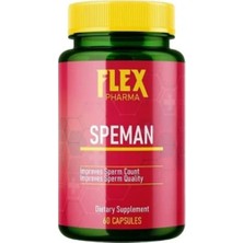 Flex Pharma Speman 60 Kapsül Takviye Edici Gıda