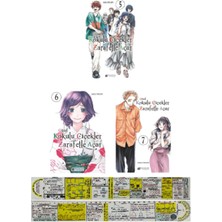 Akılçelen Kitaplar Güzel Kokulu Çiçekler Zarafetle Açar 5-6-7. Ciltler Manga Seti (Manga Ayracı ve Özel Cetvel Hediyeli)