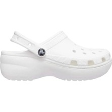Crocs Classic Platform Clog W 206750-100 Beyaz Terlik