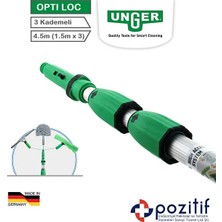 Unger Teleskop Sırık / Sopa 3 Parçalı Max. 4.50 M Açılır