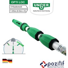 Unger Teleskop Sırık / Sopa 3 Parçalı Max. 1.8 M. Açılır