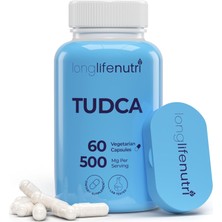 LongLifeNutri Tudca 500MG - 60 Vegetarian Capsules (Case Hediye)