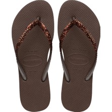 Havaianas Slim Glitter Kahverengi Kadın Terlik