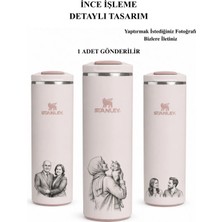 Kişiye Özel Hediye Stanley The Transit Fliptop Termos 0.59L Rose 1 Adet