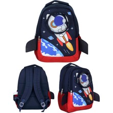 Ümit Çanta Cennec Roket Astronot Sırt Çantası 29X39X14