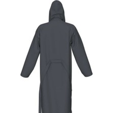 Arena Zeal Robe/asphalt-Whıte Yetişkin Bornozu