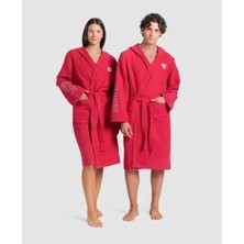 Arena Zeal Robe/red-Whıte Yetişkin Bornozu