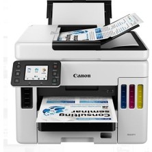 Canon Maxify GX6040 Çok Fonksiyonlu Photoink Mürekkepli Tanklı Yazıcı Tarayıcı Fotokopi Faks