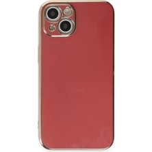 Kmrsfres Newface Iphone 15 Kılıf Volet Silikon - Kırmızı