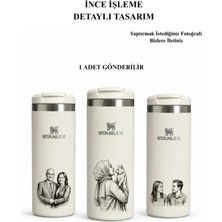 Kişiye Özel Stanley Aerolight Termos Bardak 0.35 Lt Krem 1 Adet