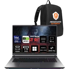 Asus Rog Strix G18 Intel Core Ultra 9 290HX Plus Rtx 5070 Ti 12GB 140W 16GB Ram 2tb SSD 18" Wqxga (2560X1600) 300Hz WIN11 Pro G815LR-TT362P430 Gaming Laptop + Per4 Çanta