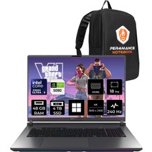 Asus Rog Strix G18 Intel Core Ultra 9 290HX Plus Rtx 5090 24GB 175W 48GB Ram 4tb SSD 18" 4K (3840X2400) Wquxga 240Hz Mini LED  WIN11 Pro G835LXG-TQ549P455 Gaming Laptop + Per4 Çanta