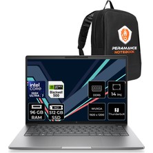 Hp Zbook 8 G2I Intel Core Ultra 7 366H Rtx Pro 500 6gb Gddr7 96GB Ram 512GB SSD 14" Wuxga (1920 x 1200) Freedos DN9T6ESP350 Mobil Iş Istasyonu + Per4 Çanta