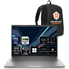 Hp Zbook 8 G2I Intel Core Ultra 7 366H Rtx Pro 500 6gb Gddr7 80GB Ram 1tb SSD 14" Wuxga (1920 x 1200) WIN11 Pro DN9T6ESP545 Mobil Iş Istasyonu + Per4 Çanta