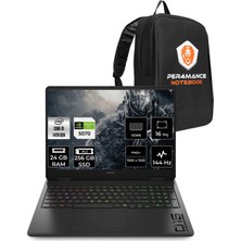 Hp Omen 16 Intel Core I9 14900HX 24GB Ram 256GB SSD RTX5070/8GB 16" Fhd+ Freedos Gaming Laptop & Per4 Çanta C39J4EAPN313