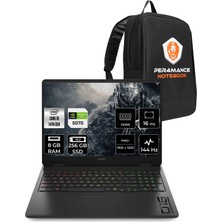 Hp Omen 16 Intel Core I9 14900HX 8gb Ram 256GB SSD RTX5070/8GB 16" Fhd+ Freedos Gaming Laptop & Per4 Çanta C39J4EAPN301