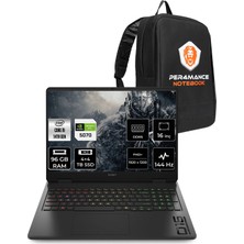 Hp Omen 16 Intel Core I9 14900HX 96GB Ram 4tb+4tb SSD RTX5070/8GB 16" Fhd+ Freedos Gaming Laptop & Per4 Çanta C39J4EAPN354