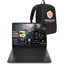 Hp Omen 16 Amd Ryzen 9 8940HX 48GB Ram 4tb+4tb SSD RTX5070/8GB 16" Qhd+ 240Hz WIN11 Pro Gaming Laptop & Per4 Çanta CA8E9EAPN456