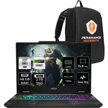 MSI Msı Cyborg 15 Intel Core 5 210H 48GB Ram 2tb SSD RTX5060/8GB 15.6" Fhd Freedos Gaming Laptop & Per4 Çanta B2RWFKG207XTRP334